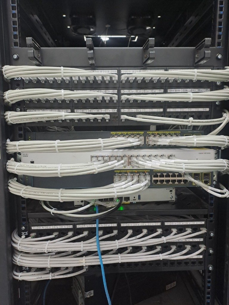 PrishaNetwork Real Rack Cable Dressing and Cisco Catalyst Switches