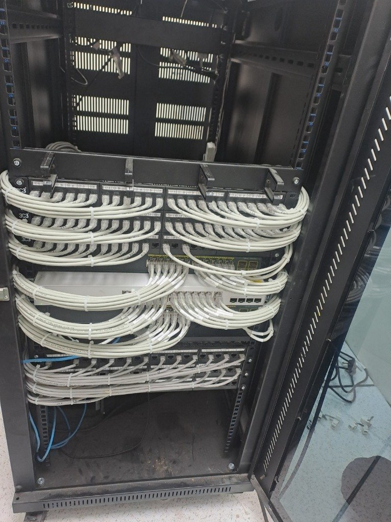 Complete 42U Server Cabinet Deployment by PrishaNetwork